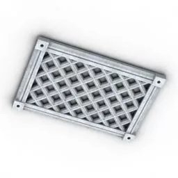Air Grate Square 3d model