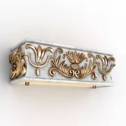 Glass Wall Light Modern 3d model
