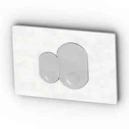 Button Flush 3d model