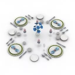 Dining Set 3d model