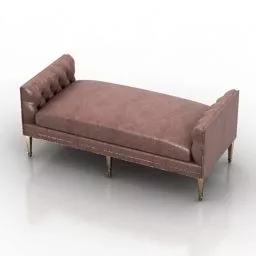 Single Lounge Sofa 3d model
