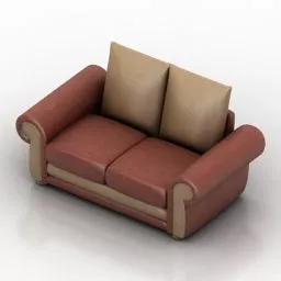 Sofa Karavella 2 Seats 3d model