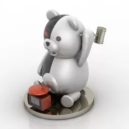 Bear Toy Monokuma 3d model