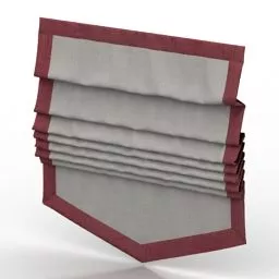 Windows Roman Curtain 3d model