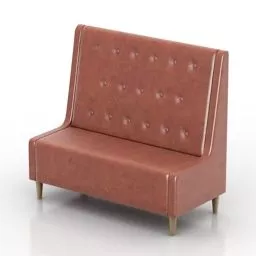 High Back Sofa Mozaik 3d model
