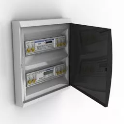 Home Electrical Shield 3d model
