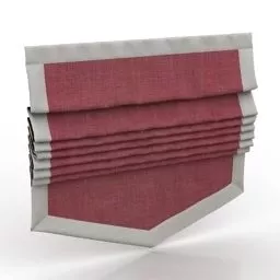 Door Curtain Roman 3d model