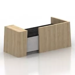 Reception Desk 3d model