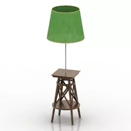Contemporary Torchere Lamp 3d model