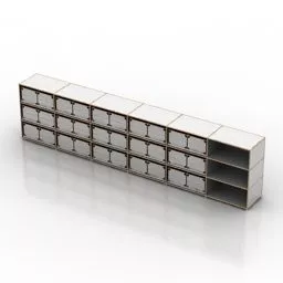 Locker Usm Modular Furniture 3d model