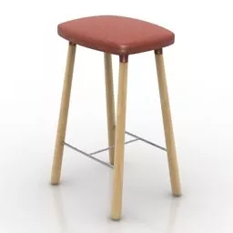 Chair Cuba Stool 3d model