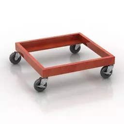 Trolley Wheels 3d model