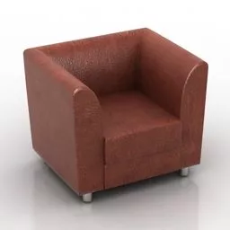 Cube Armchair Lukas 3d model