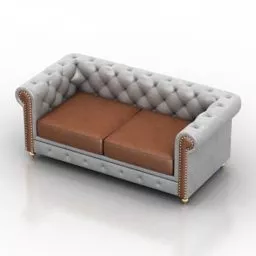 Chesterfield Sofa Sheridance 3d model