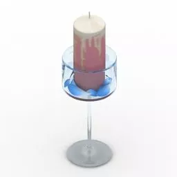 Candlestick Dining Set 3d model Candlestick Dining Set 3d model