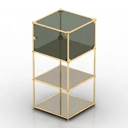 Square Locker Modular Furniture V1 3d model