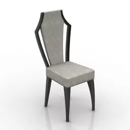 Square Seat Upholstered 3d model