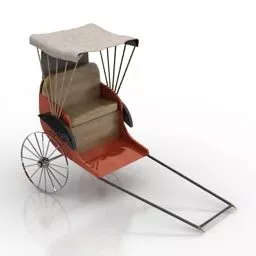 Rickshaw Chinese 3d model