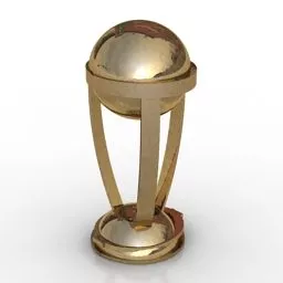 World Cup Cricket Gold Cup 3d model