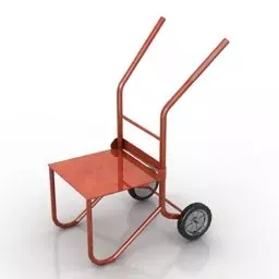 Old Medieval Cart 3d model