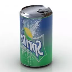 Sprite Soda Can 3d model