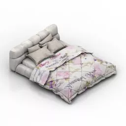 B&b Bed Tuffy Design 3d model