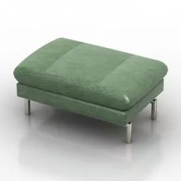 Wrought Iron Outdoor Bench 3d model