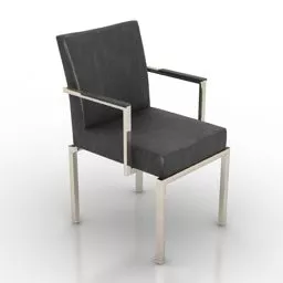 Fixed Waiting Seat 3d model
