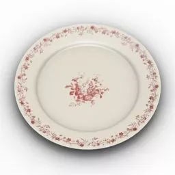 Vintage Plate Decor 3d model