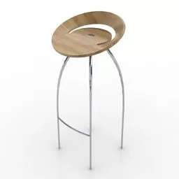 Chair Bar Lyra Design 3d model
