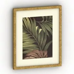 Picture Wood Frame 3d model