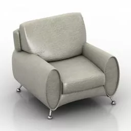 Single Armchair Omega 3d model