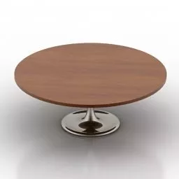 Round Table Dining Furniture 3d model