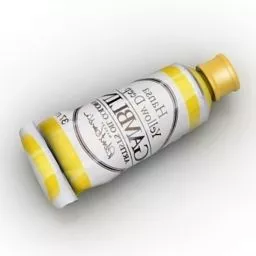 Tube Oil 3d model