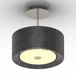 Ceiling Lamp With Circle Texture Shape 3d model