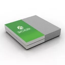 Xbox One Console 3d model