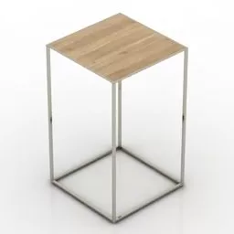 Stool Table Ascot 3d model