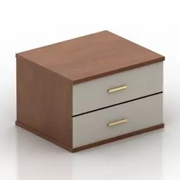 Nightstand Bedroom Neo Classic 3d model