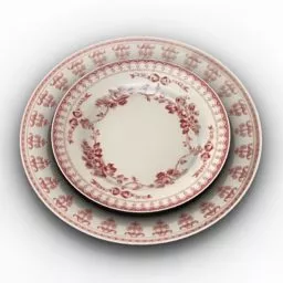 Family Decor Plate 3d model