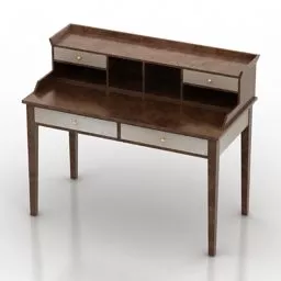 Elegant Antique Console Table 3d model