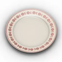 Plate Faustine Collection 3d model