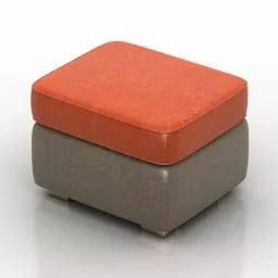 Square Seat Pushe 3d model