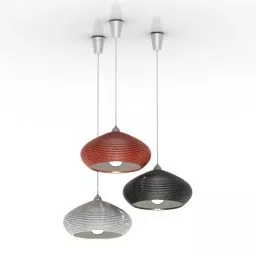Luster Hi Tech Lamp 3d model