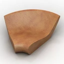 Sofa Leather Pad 3d model