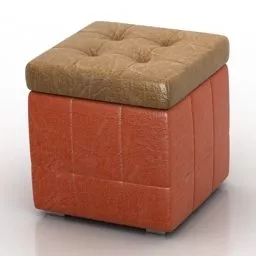 Square Seat Berry 3d model