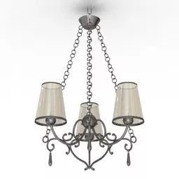 Luster Lustre Bronze 3d model