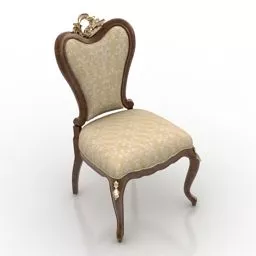 Chair European Decor 3d model