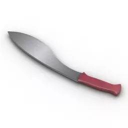 Straight Razor Knife 3d model