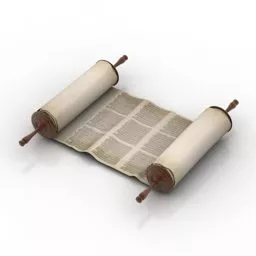 Manuscript 3d model