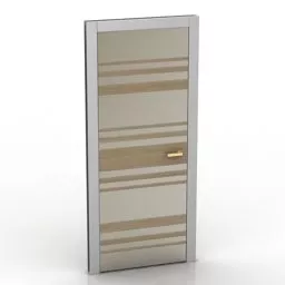Door Union Line Decor 3d model